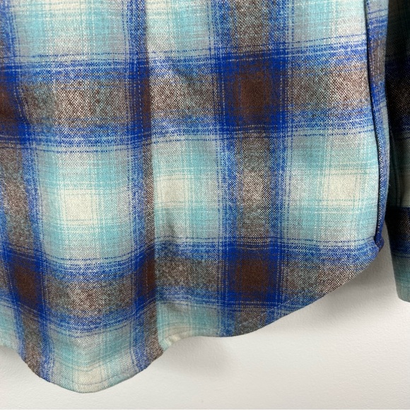 Women’s Pendleton Wool Pearl Snap Shirt Size XS - Picture 3 of 12